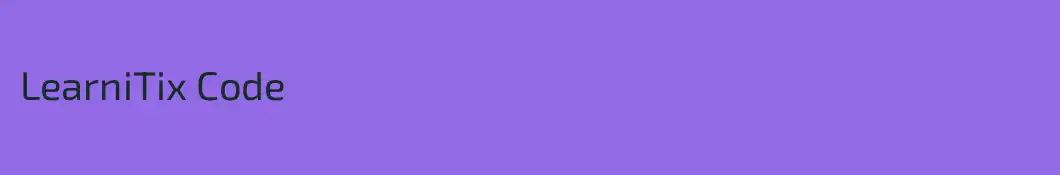 LearniTix Code